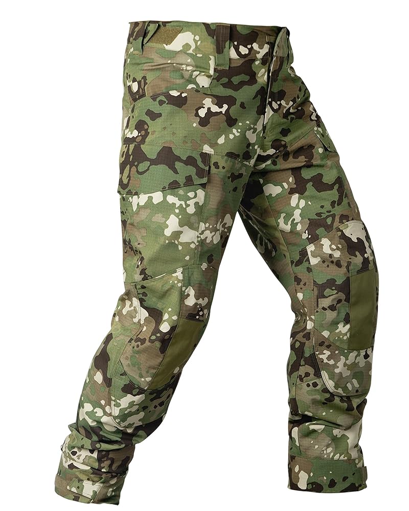個人装備 multicam cargo pants Mens Multicam Tactical Cargo Pants - Black Waterproof Casual